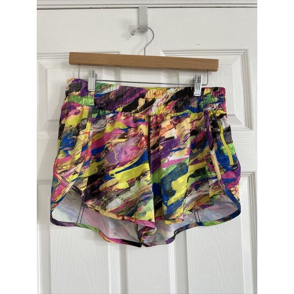 Lululemon Pants - Lululemon Tracker Short V *4" Size 10 Catalyst Multi W7AQQS